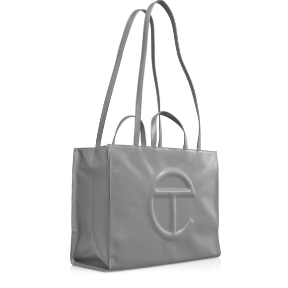 PRICE REDUCED! TELFAR Large Shopping Bag - Grey - Picture 1 of 7